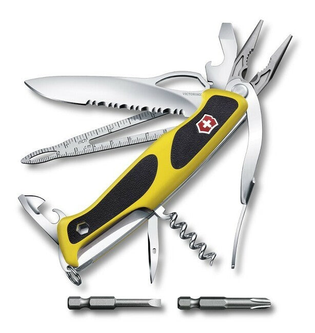 Victorinox RangerGrip Boatsman multifunkčný nôž 130 mm, čierno-žltá, 21 funkcií