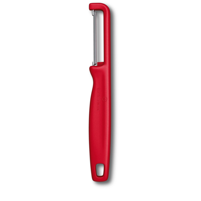 Victorinox škrabka so zúbkovanou čepeľou Iota Peeler, červená