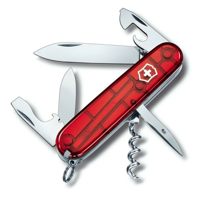 Victorinox Spartan Translucent Red multifunkčný nôž 91 mm, transparentná červená, 12funkcií