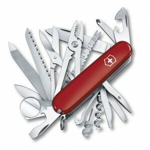 Victorinox Swiss Champ multifunkčný nôž 91 mm, červená, 33 funkcií