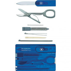 Victorinox SwissCard Multifunktionskarte 10in1, blau