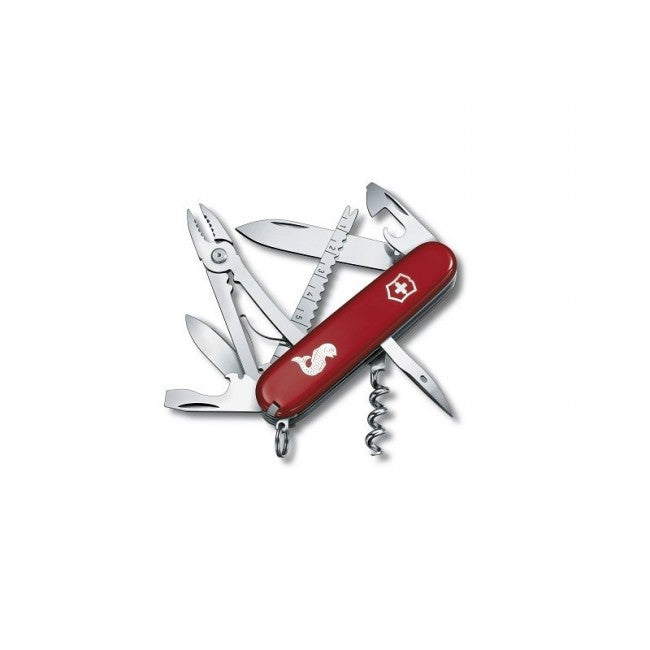 Victorinox vreckový nôž červený 91mm Angler