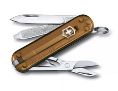 Victorinox Classic SD Taschenmesser Transparent, braun