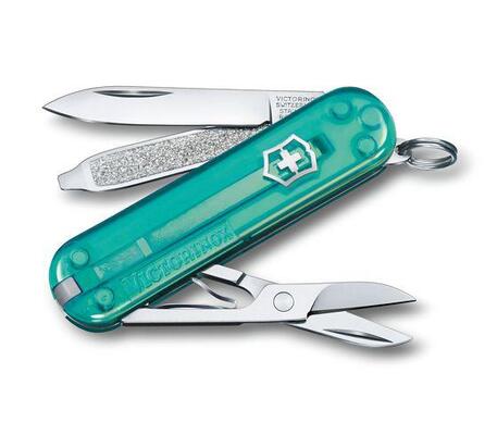 Victorinox Classic SD Transparent, blau