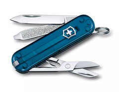 Victorinox Classic SD Taschenmesser Transparent, sky blue