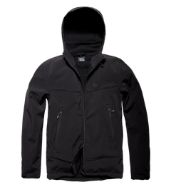 Vintage Industries Alford Softshelljacke, schwarz
