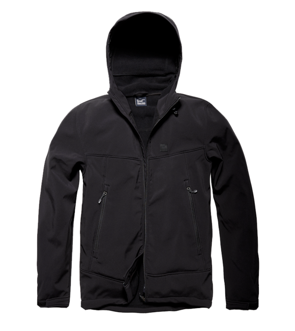 Vintage Industries Alford Softshelljacke, schwarz