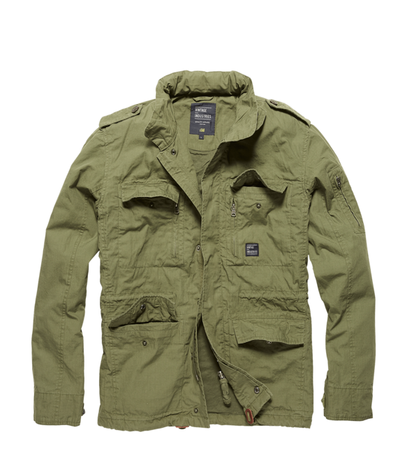 Vintage Industries Cranford Jacke, olivgrau