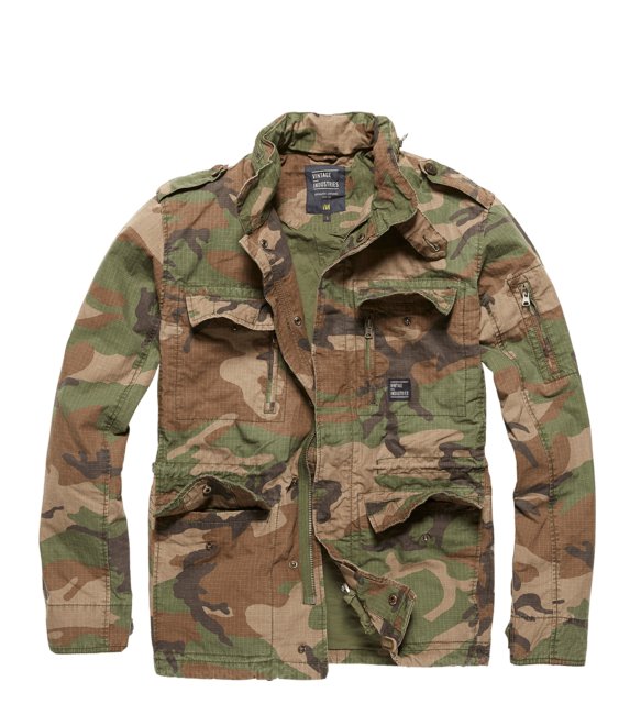 Vintage Industries Cranford Jacke, woodland