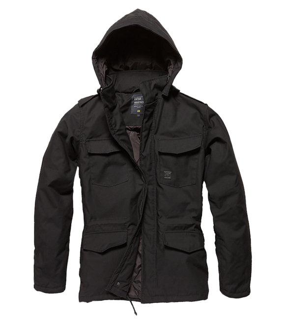 Vintage Industries Darren Parka, schwarz