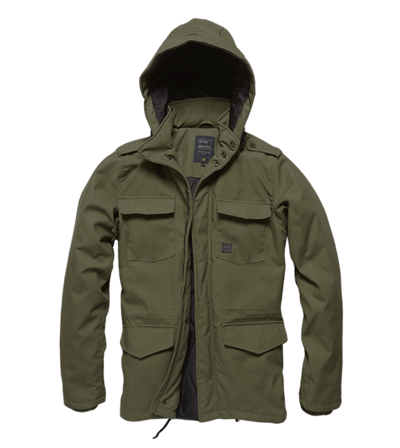 Vintage Industries Darren Parka dunkeloliv