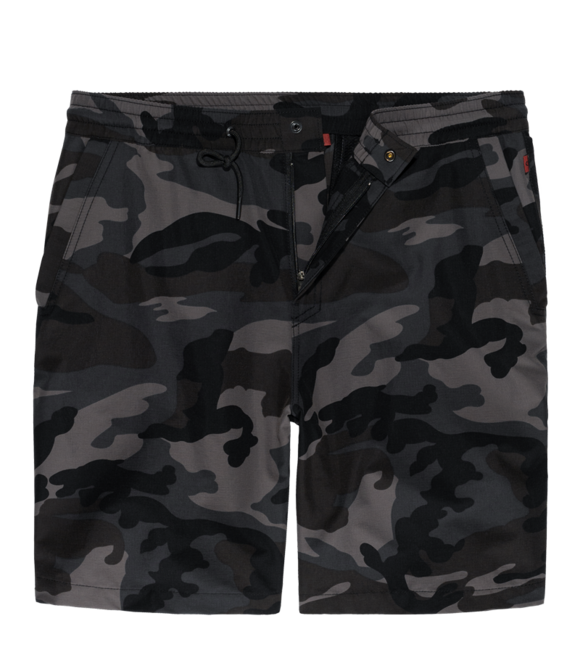 Vintage Industries Eton kurze Hose, dunkles Tarnmuster