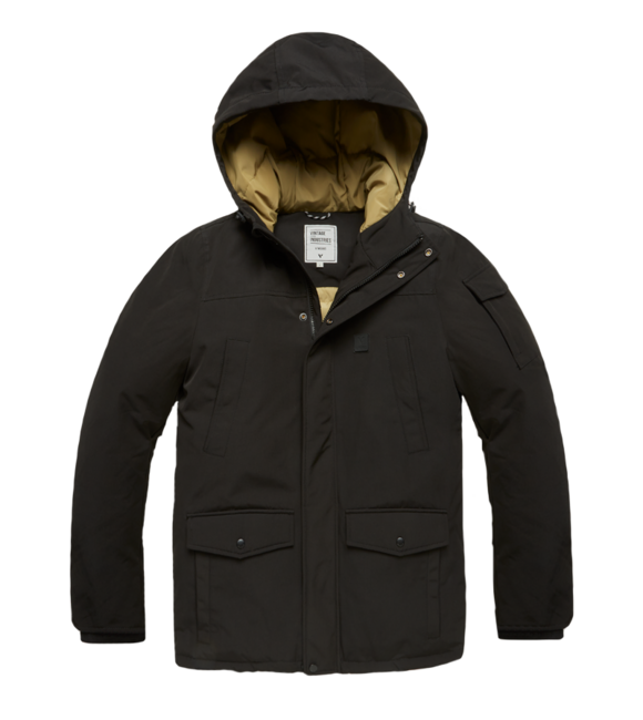 Vintage Industries Gavyn Parka, schwarz