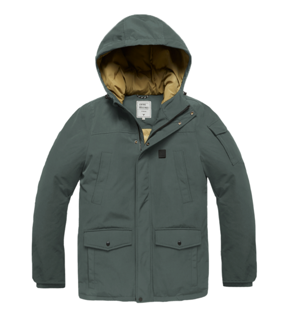 Vintage Industries Gavyn Parka, steingrau