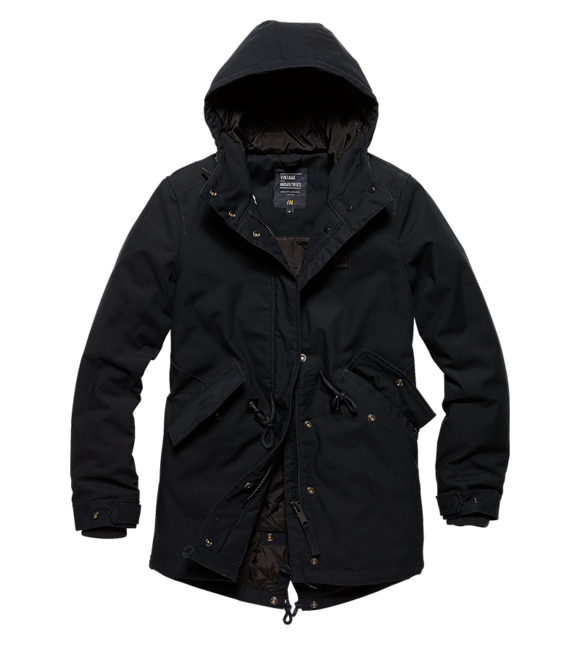 Vintage Industries Indy damen Parka Jacke, navy