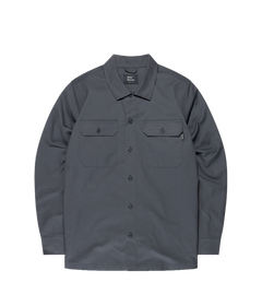 Vintage Industries Harris Hemd, mid grey