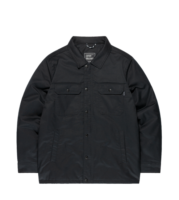 Vintage Industries Hendrix Hemdjacke, schwarz