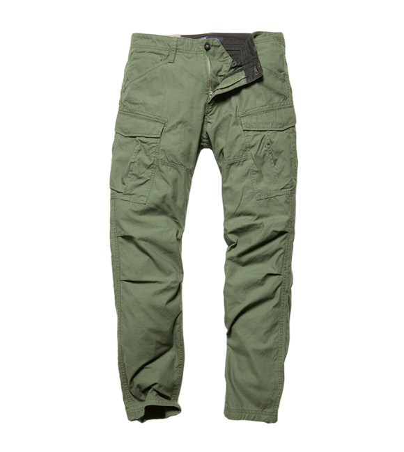 Vintage Industries Lester hose, oliv