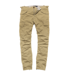 Vintage Industries Miller M65 trousers, Dark khaki