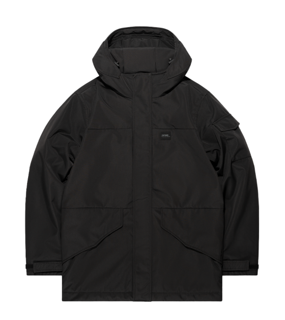 Vintage Industries Oliver Parka, schwarz