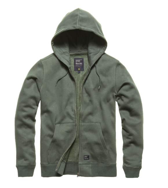 Vintage Industries Redstone Kapuzenpullover, mittelgrau