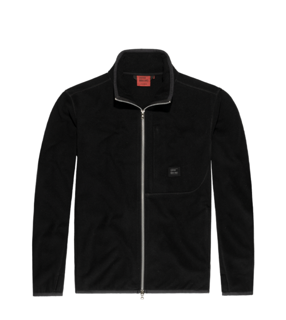Vintage Industries Rock Fleece-Kapuzenpullover, schwarz