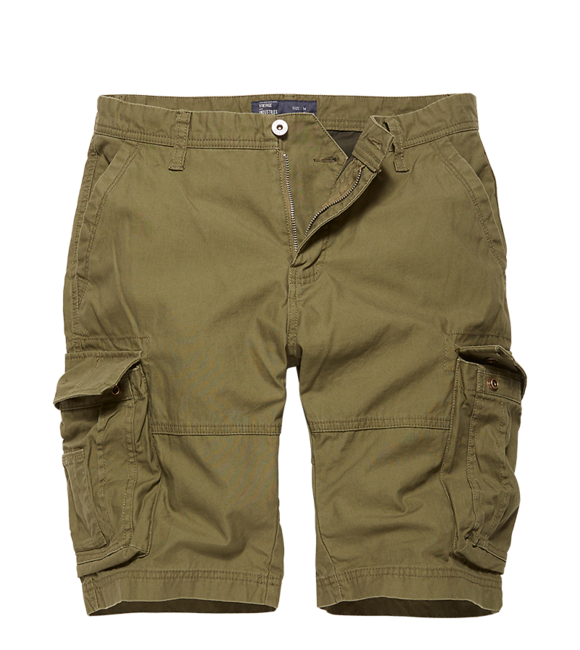 Vintage Industries Ruderhose kurz oliv