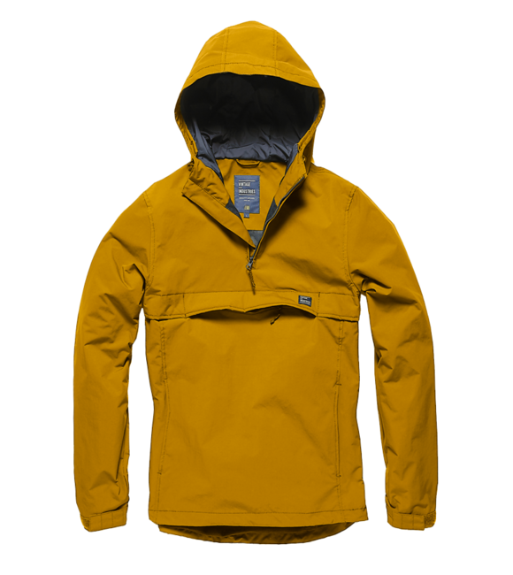 Vintage Industries Shooter Anorak Übergangsjacke, gelb