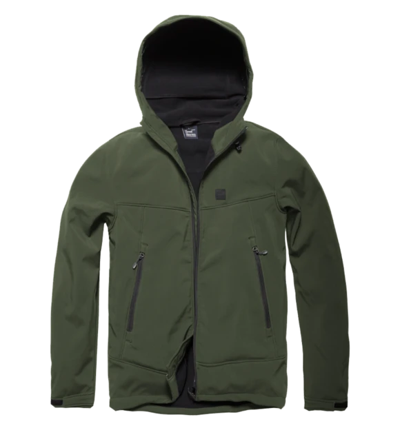 Vintage Industries Alford Softshell Jacke, graphite