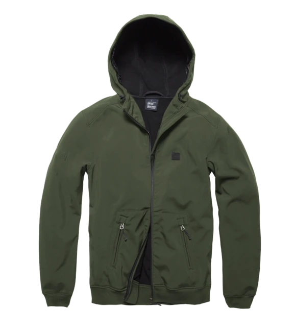 Vintage Industries Ashore Softshell Jacke, graphite
