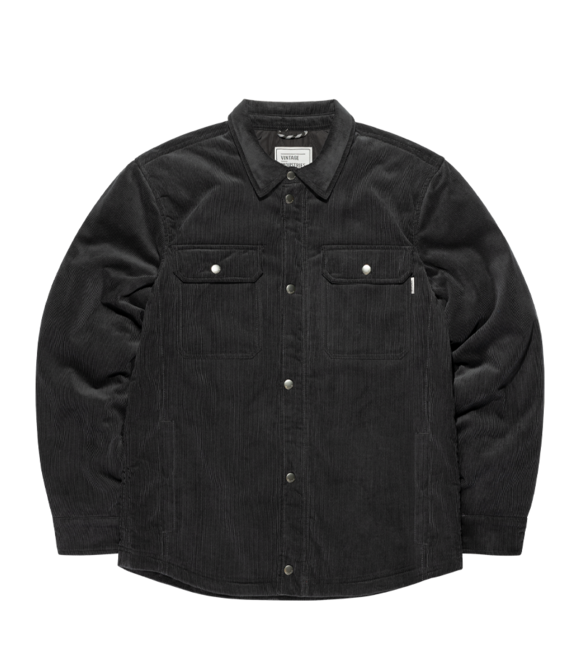 Vintage Industries Steven Hemdjacke, schwarz