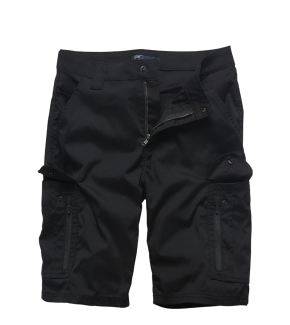 Vintage Industries Lager technische kurze Hose, schwarz