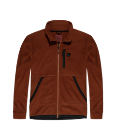 Vintage Industries Valerio fleece φούτερ hollow fibre, Brick