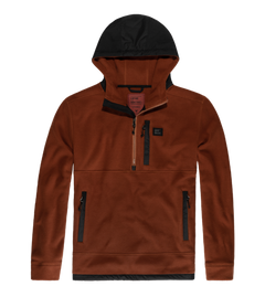 Vintage Industries Vinson fleece φούτερ hollow fibre, Brick