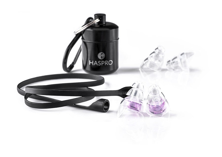 HASPRO Pure music štuple do ušesa, vijoličene