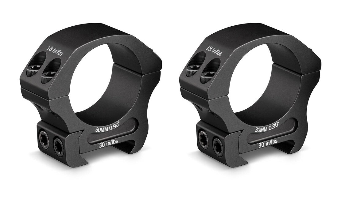 VorTex Optics Pro Series 30mm Rings Med - 1.00 Montageringe