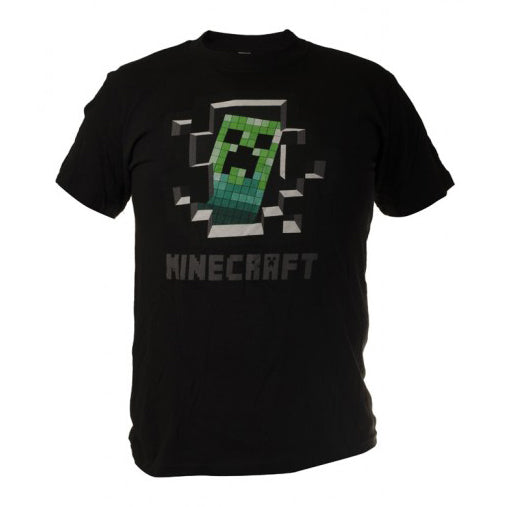 O&T T-Shirt Funny vtipne pre hracov minecraft, schwarz