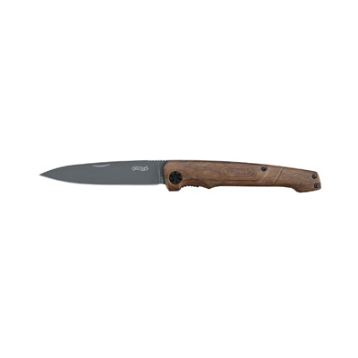 Walther BWK 1 Messer blau Holz Walnuss