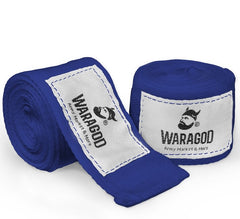 WARAGOD Boxbandagen 3,5m, blau