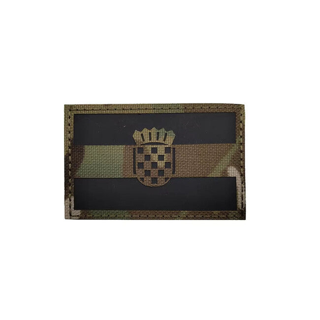 WARAGOD CP Tarnaufnäher mit Landesflagge, Kroatien
