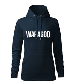 WARAGOD ženski pulover s kapuco FastMERCH 320 g/m², temno modra