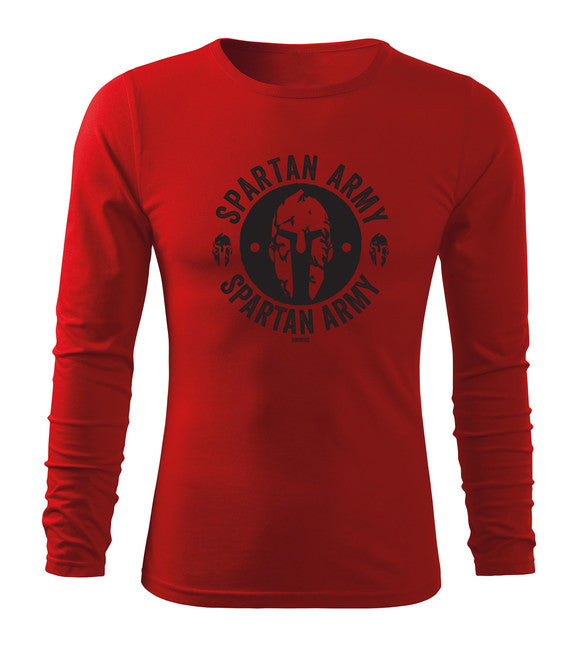 DRAGOWA Fit-T Langärmliges T-shirt Archelaos, rot 160g/m2