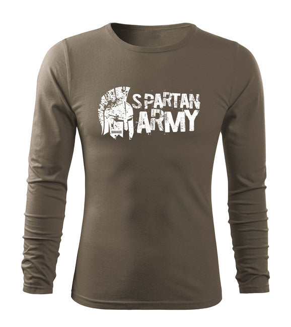 DRAGOWA Fit-T Langärmliges T-shirt Aristón, olivgrün 160g/m2