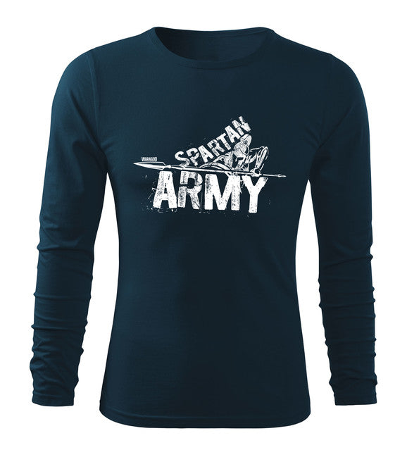 DRAGOWA Fit-T langärmliges T-shirt Nabis, dunkelblau 160g/m2