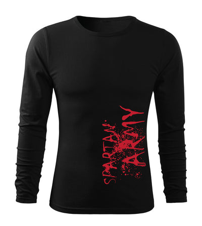 Herrenlangarmshirts mit Motiv Spartan Army