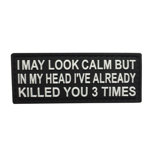 WARAGOD I may look Calm PVC Applikation