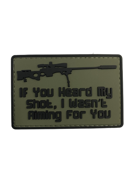 WARAGOD If you heard my shot PVC Applikation
