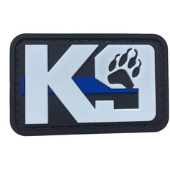 WARAGOD K9 Paw PVC Applikation, schwarz weiss