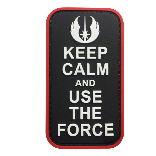 WARAGOD Keep Calm and Use the Force PVC Applikation