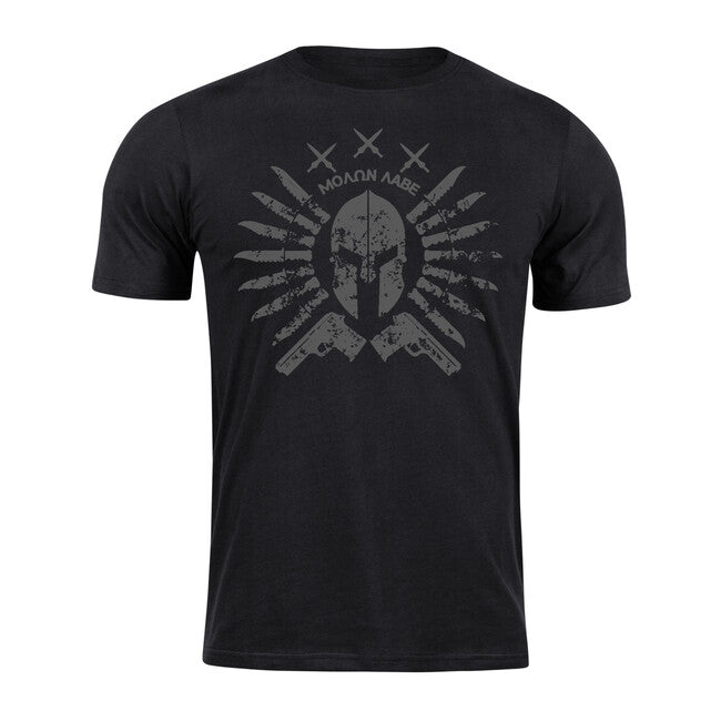 DRAGOWA Kurz-T-shirt Ares, schwarz 160g/m2